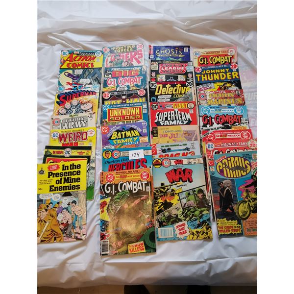 Lot of 27 Vintage Action Comics