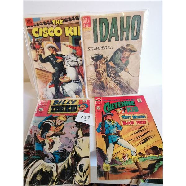 4 Western Comic 10c 12c 15c 20c