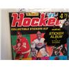 Image 3 : 1991- 92 Hockey Collectible Stickers Album Sealed