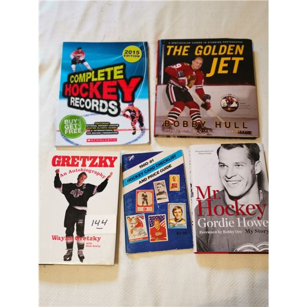 Collection of Hockey Books Gretzky, Howe and Hull