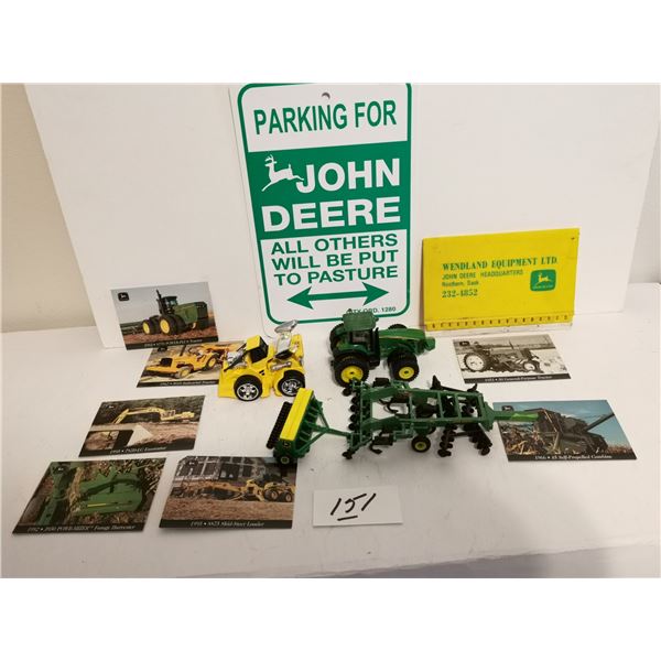John Deere Lot  Tractor Seeder and More