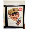 Image 2 : (2) Framed Coca- Cola Pictures 11.5" x 14.5"