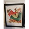Image 3 : (2) Framed Coca- Cola Pictures 11.5" x 14.5"