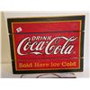 Image 2 : (1) Wooden (1) Tin Coca-Cola Signs wood 16" x12" in 11.5" x 8"