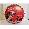 Coca-Cola Bottle Cap Clock (works) 16"