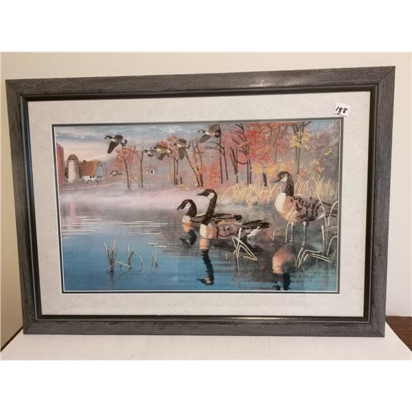 Duck Neelepoint Picture 26.5" x 18.5"