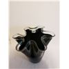 Image 3 : Black or Dark Purple Art Glass 9" 9" High