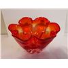 Image 5 : Red Art Glass 10" 8.5 High