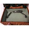 Image 3 : Picnic Basket Set of 4 Wicker Basket