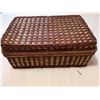 Image 4 : Picnic Basket Set of 4 Wicker Basket
