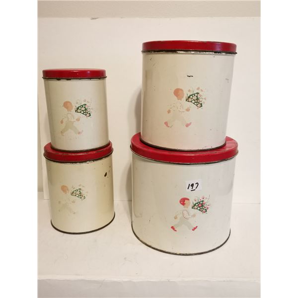 Vintage Cannister Set of 5