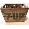 Image 6 : 7up Crate With 18 Pop Bottles