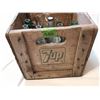 Image 8 : 7up Crate With 18 Pop Bottles