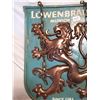 Image 2 : 21" x16" Lowenbrau Beer Sign (Wooden)
