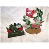 Cast Iron Lady Bug Letter Holder and Humming Bird