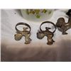 Image 6 : Rooster Lot (Napkin Holder, Watering Can, Cast Iron Letter Holder)