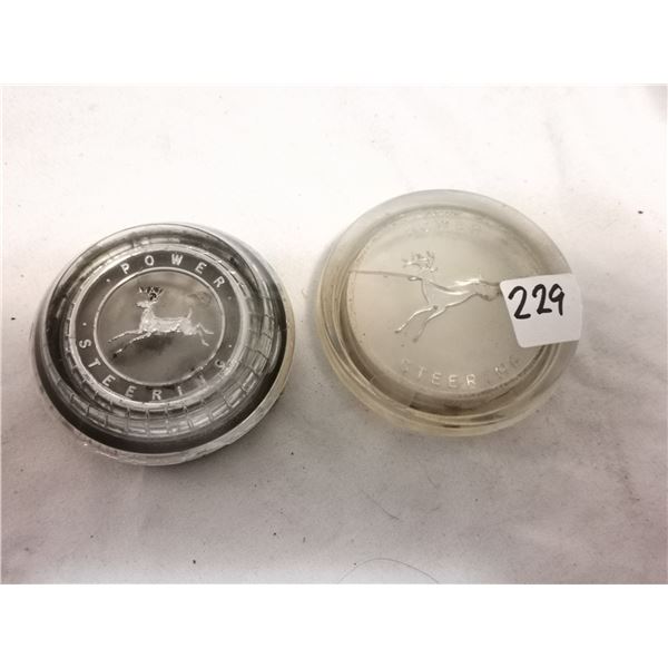 2 John Deere Steering Wheel Emblem