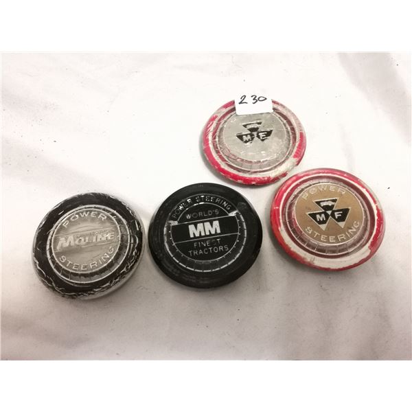 2 Masey Ferguson and 2 Molen Emblem