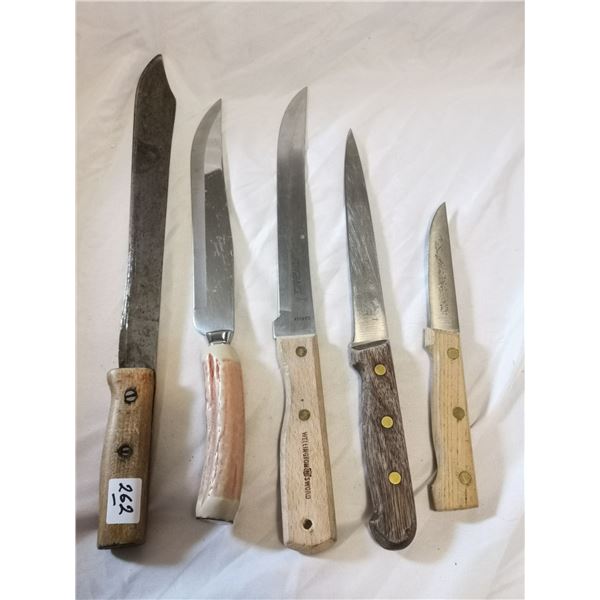 Lot of Five Knives, Good Names