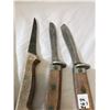 Image 7 : Lot of 5 Knives, Large is Victory knox 12" Big Knife