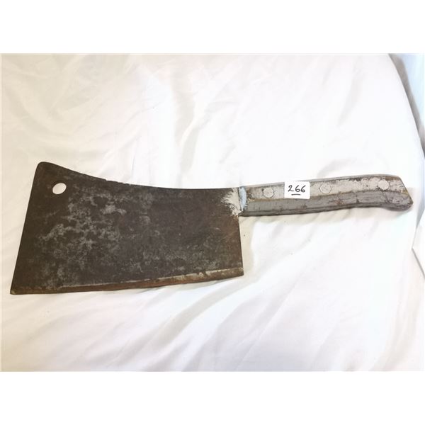 Antique Heavy Dasco Handmade Cleaver 9"