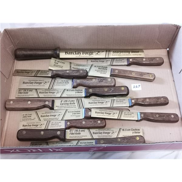 Never used Barclay Force Knife Set