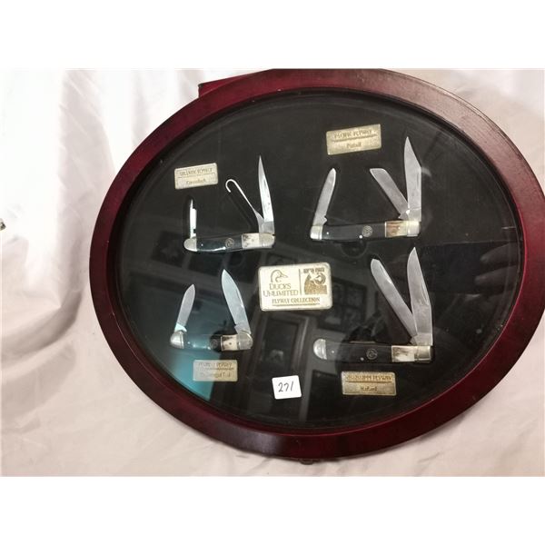 Beautiful Ducks UNLTD 4 Knife Set in a case