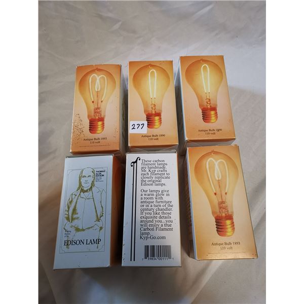 New Antique Bulbs , 1890 Edison Style