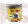 Rare Archer 50 cents Tobacco Tin Can