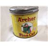 Image 3 : Rare Archer 50 cents Tobacco Tin Can