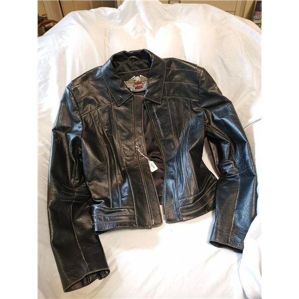 Harley Davidson Jacket, Ladies L size Fit (medium)