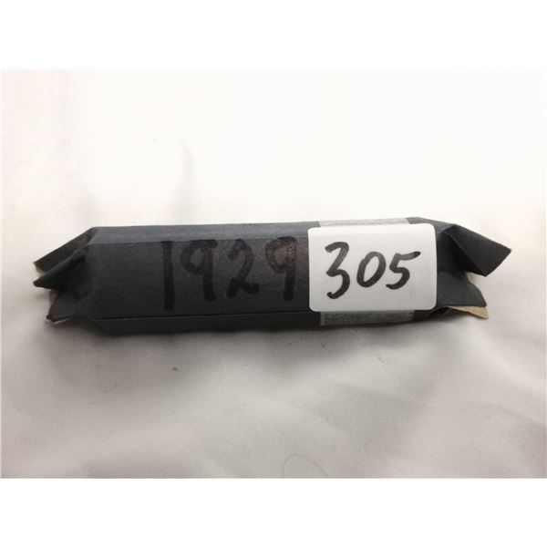 1929 Full Roll of 5cents Nickels