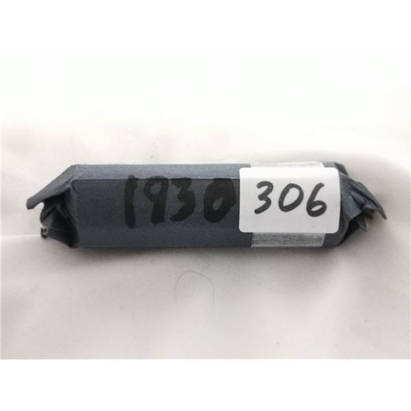 1930 Full Roll of 5cents Nickels