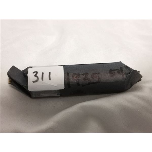 1935 Full Roll of  5cent Nickels