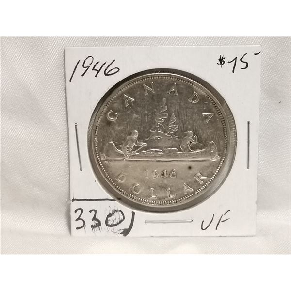 1946 Silver CDN Dollar