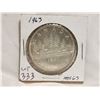 1963 UNC CDN Silver Dollar