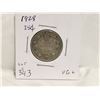 1928 Silver CDN 25Cents Coin
