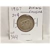 1967 Divine Cougar 25Cents Coin