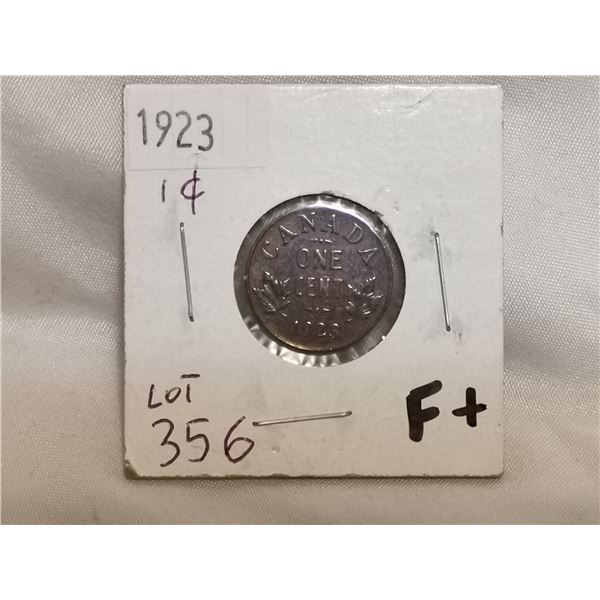 1923 1 cent coin