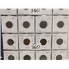 Image 3 : Sheet Full of 5cents Older Coins , better Grades