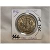1942 large Silver British Half Crown Coin