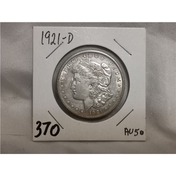 1921-D Morgan Silver Dolalr