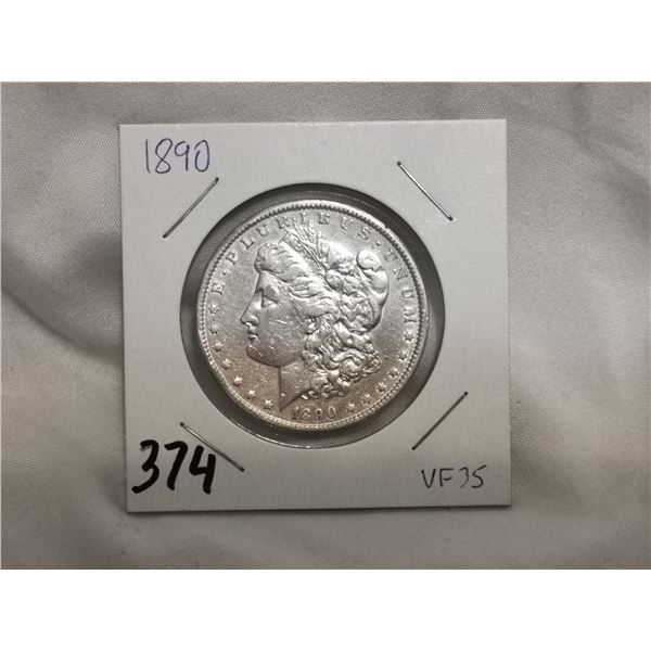 1890 Morgan Silver Dollar