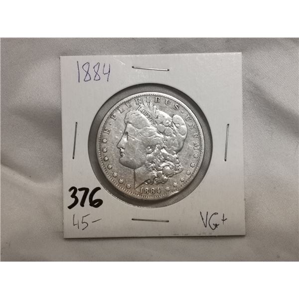 1884 Morgan Silver Dollar