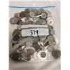 150 Foreign Coins in Bag