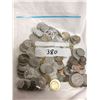 150 Foreign Coins in Bag