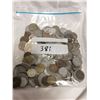 150 Foreign Coins in Bag