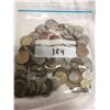 150 Foreign Coins in Bag