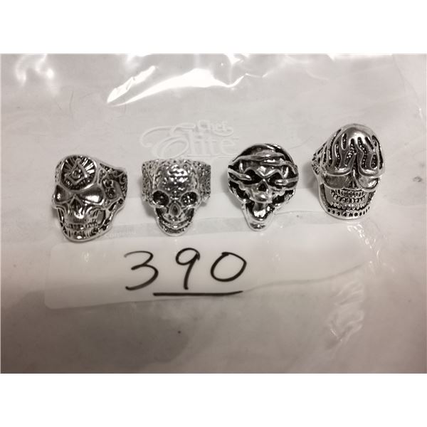 Four Skull Rings