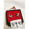 Ring and Earrings Matching Set, Ring Stamped 14K